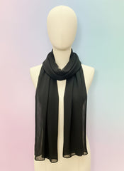 Black Crincal Shafoon Duppatta